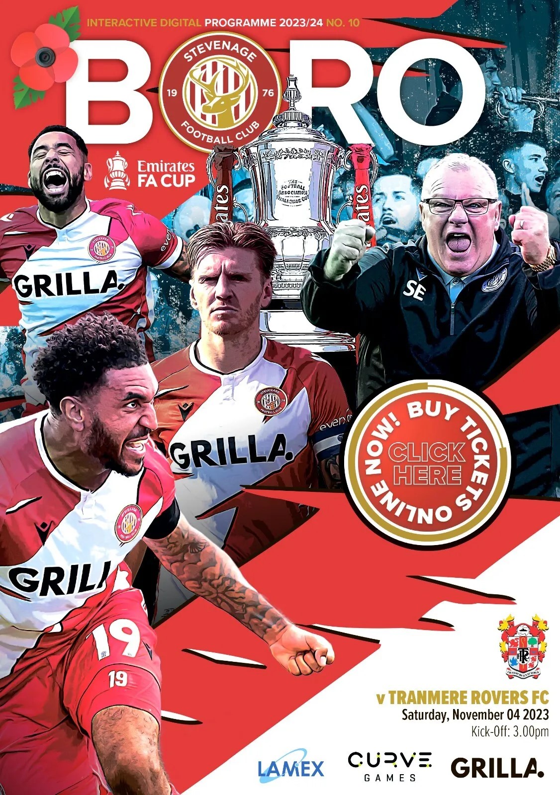 Match Programme for 04/11/2023