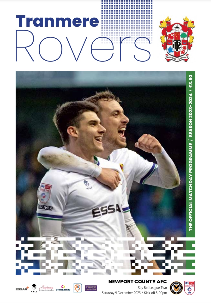 Match Programme for 09/12/2023