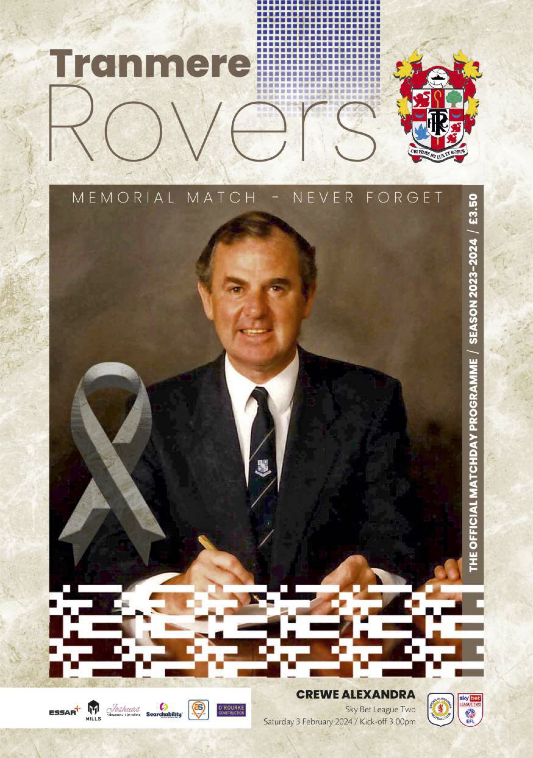 Match Programme for 03/02/2024