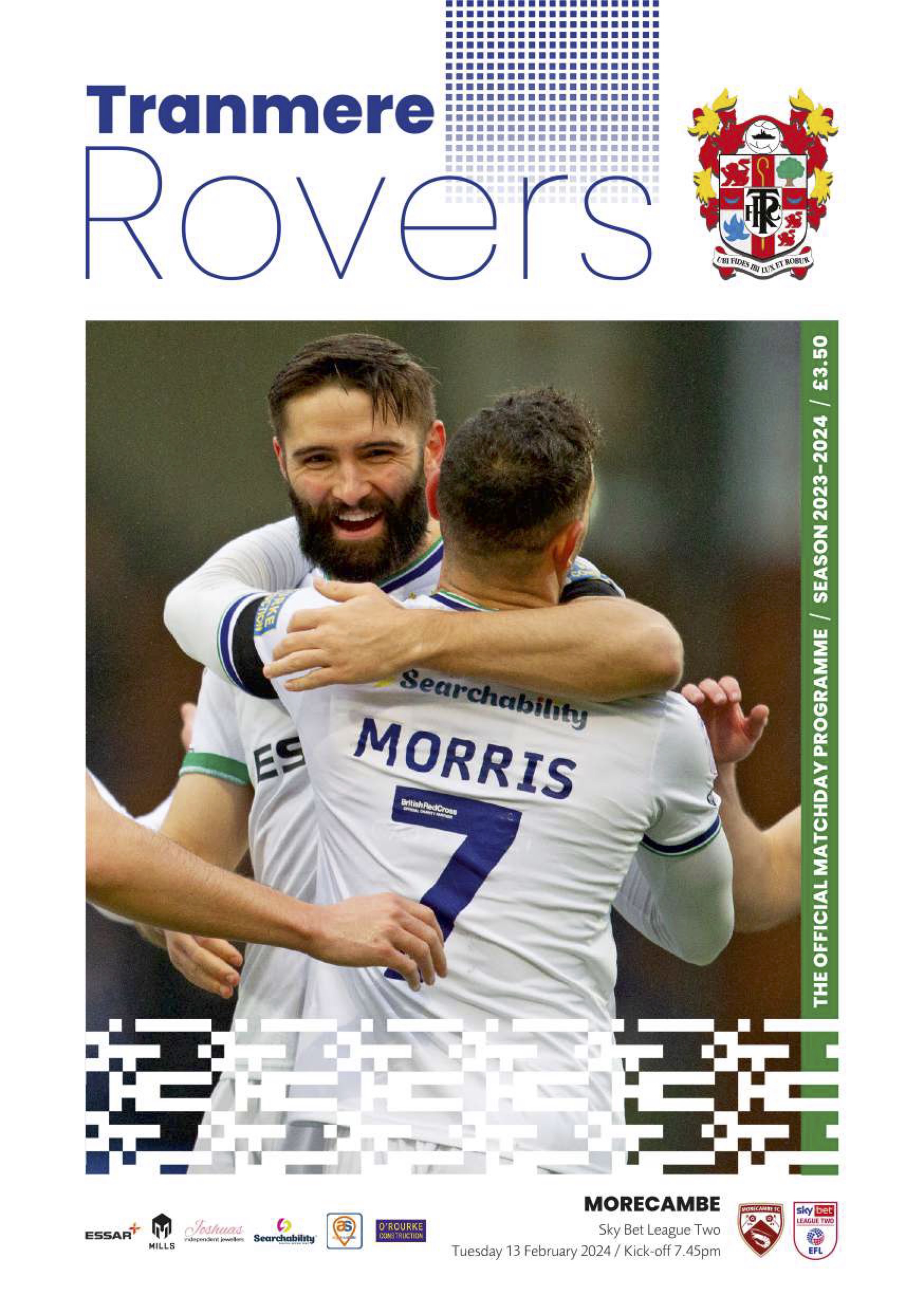 Match Programme for 13/02/2024