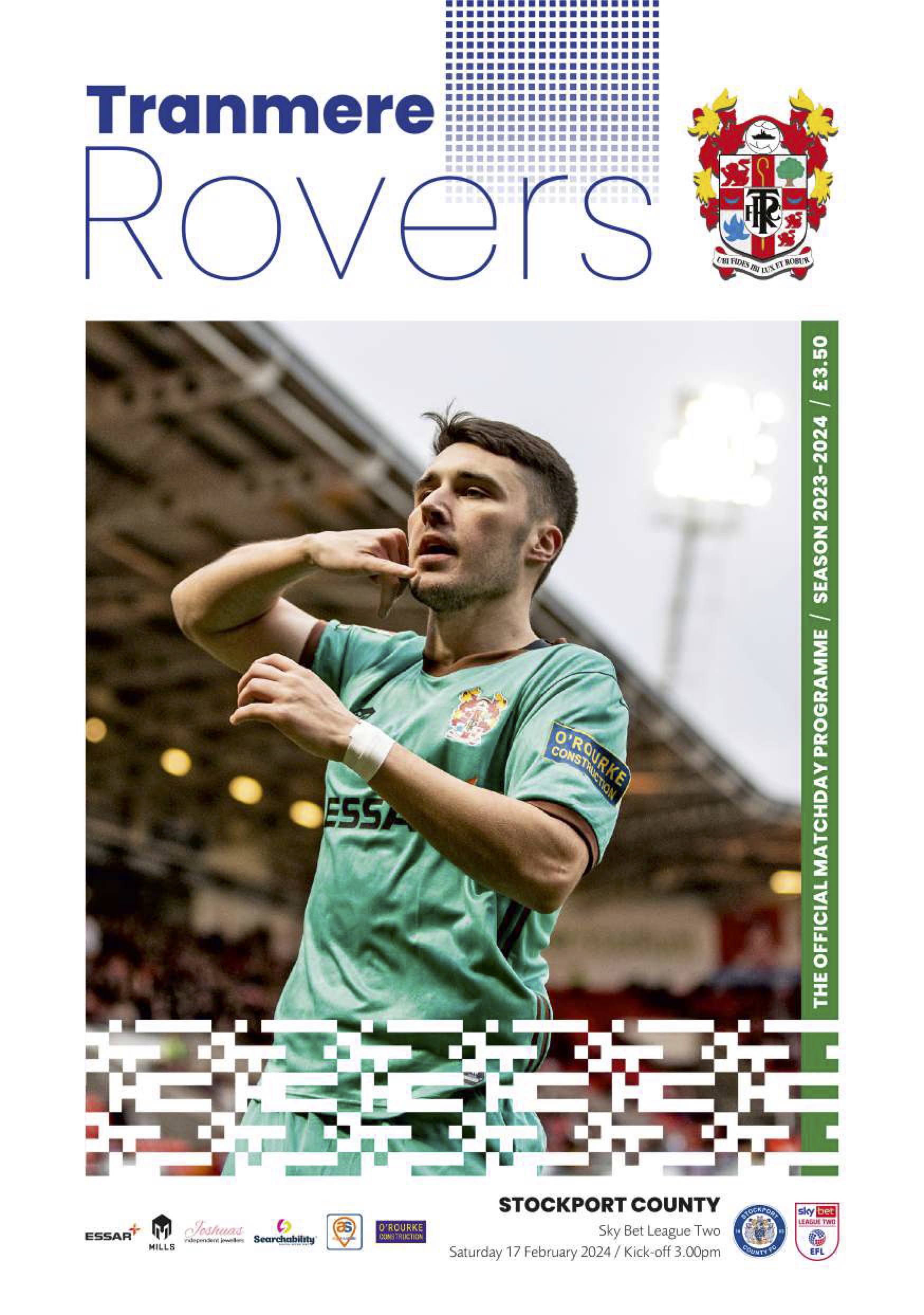 Match Programme for 17/02/2024