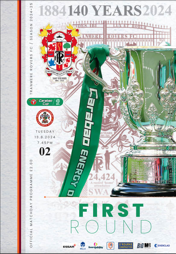 Match Programme for 13/08/2024