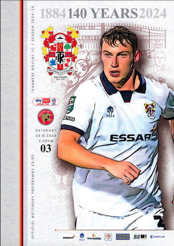 Match Programme for 24/08/2024