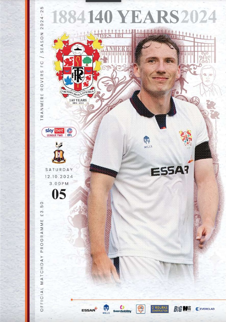 Match Programme for 12/10/2024