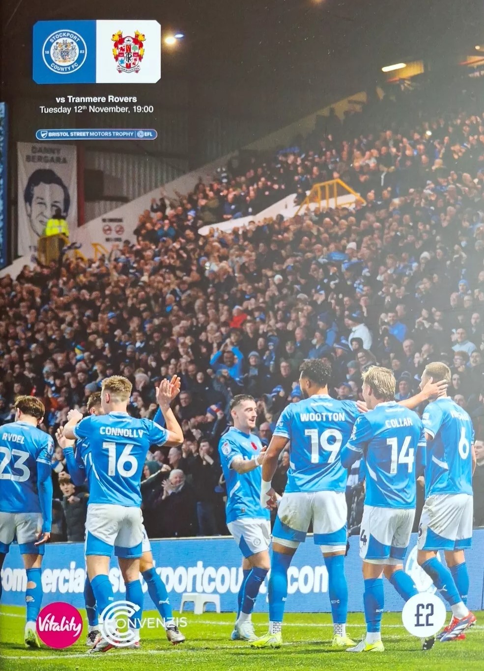 Match Programme for 12/11/2024