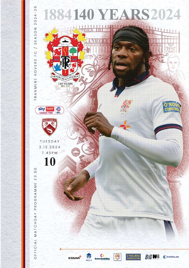 Match Programme for 03/12/2024