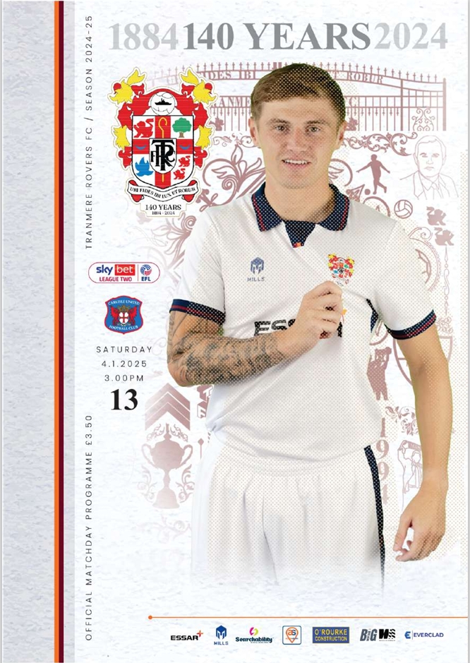 Match Programme for 04/01/2025