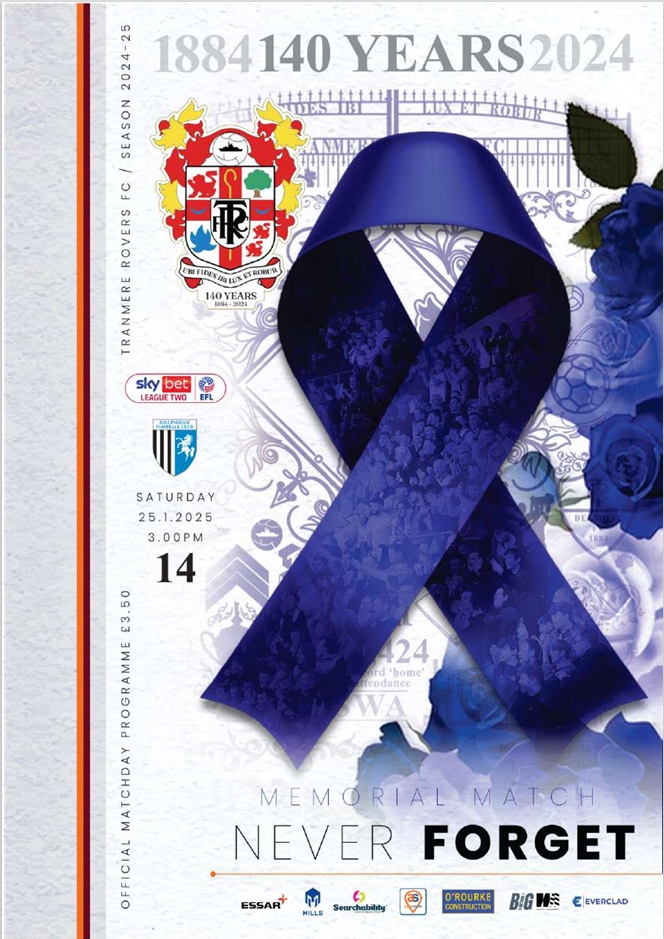 Match Programme for 25/01/2025