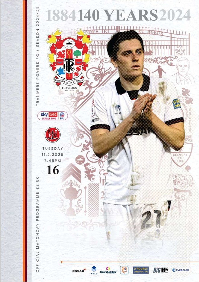 Match Programme for 11/02/2025