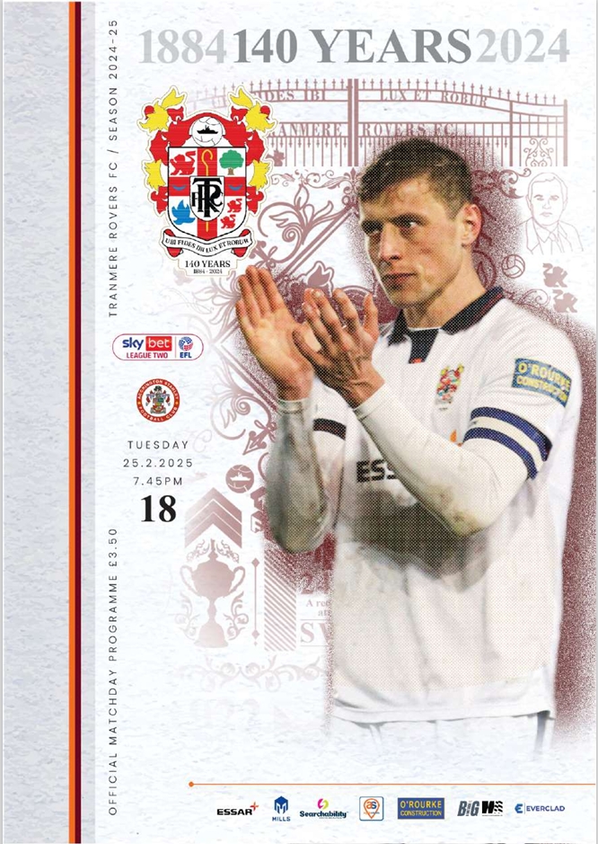 Match Programme for 25/02/2025