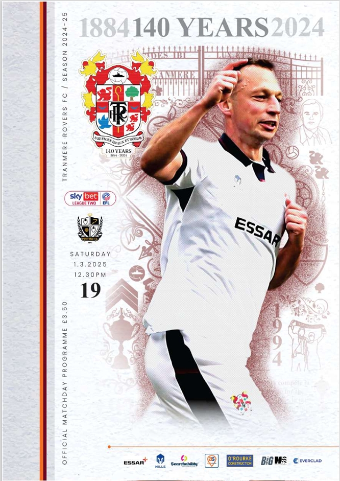 Match Programme for 01/03/2025