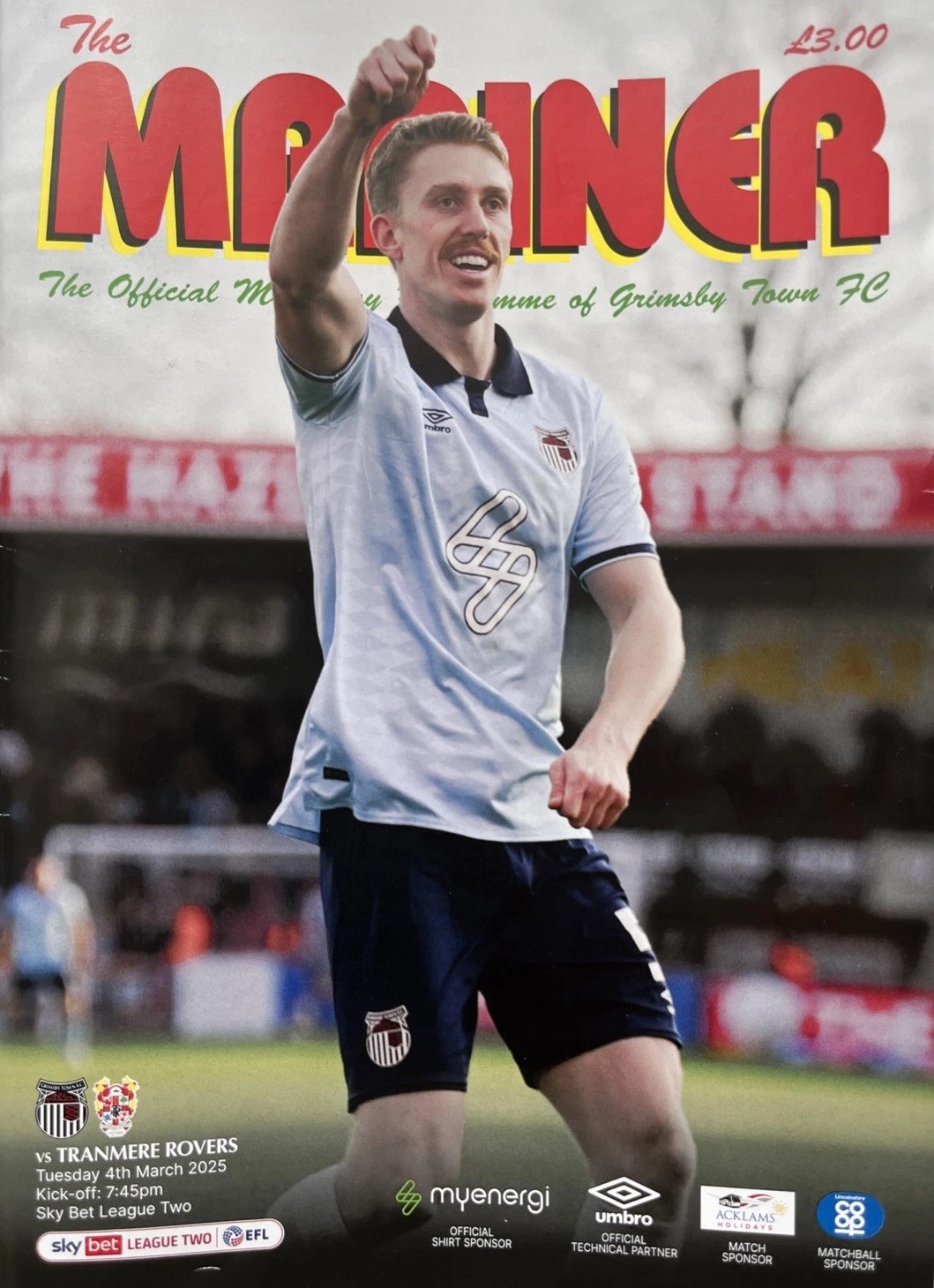 Match Programme for 04/03/2025