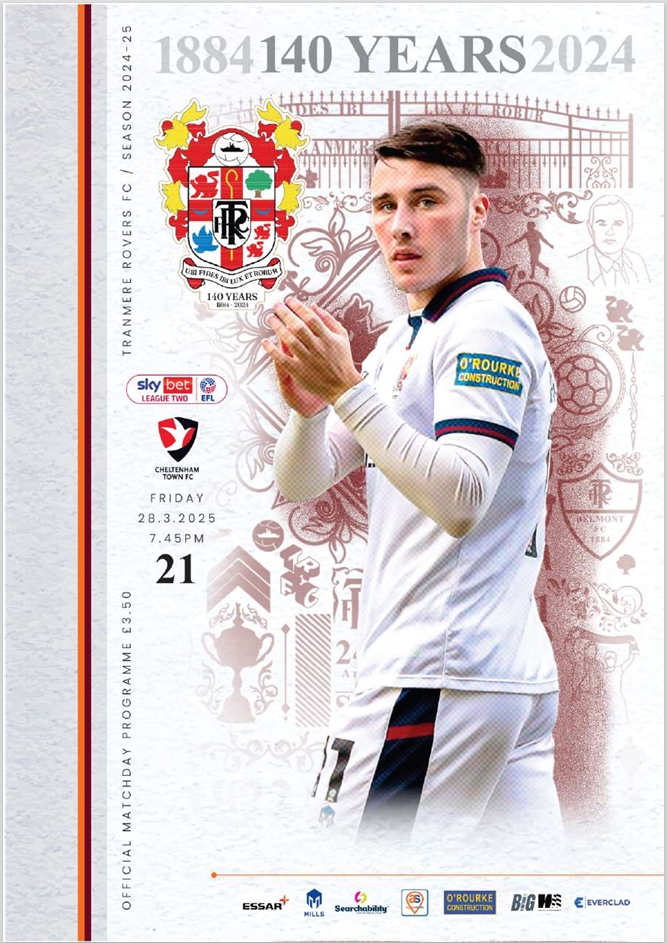 Match Programme for 28/03/2025
