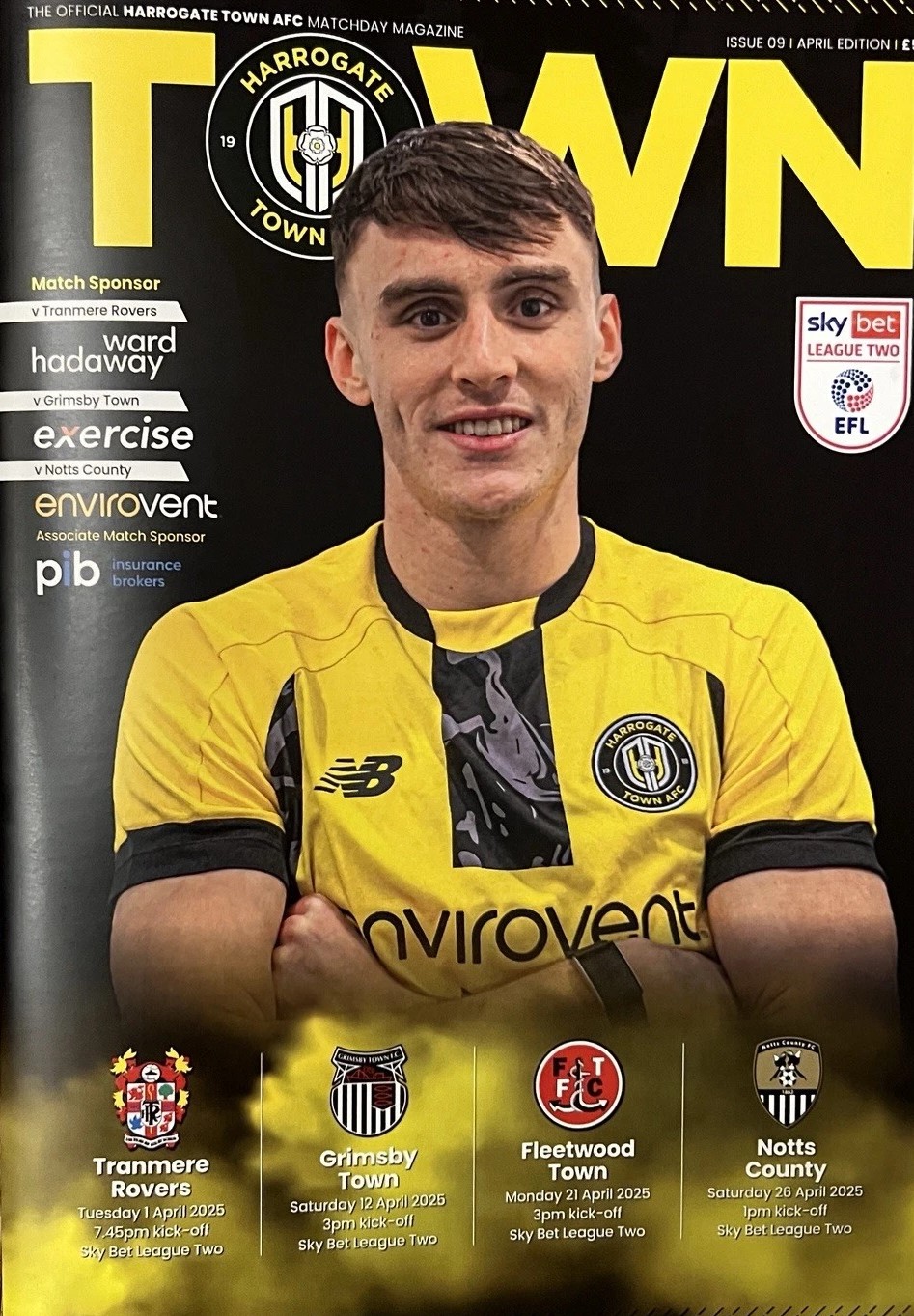 Match Programme for 01/04/2025