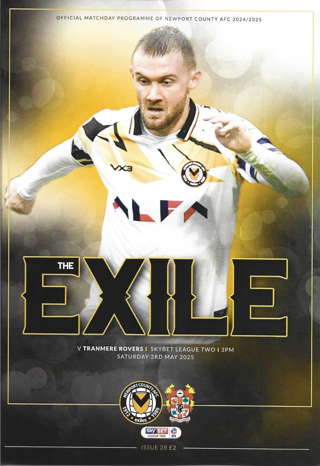 Match Programme for 03/05/2025