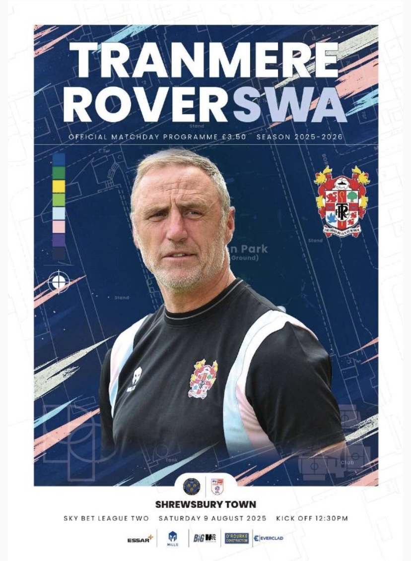 Match Programme for 09/08/2025