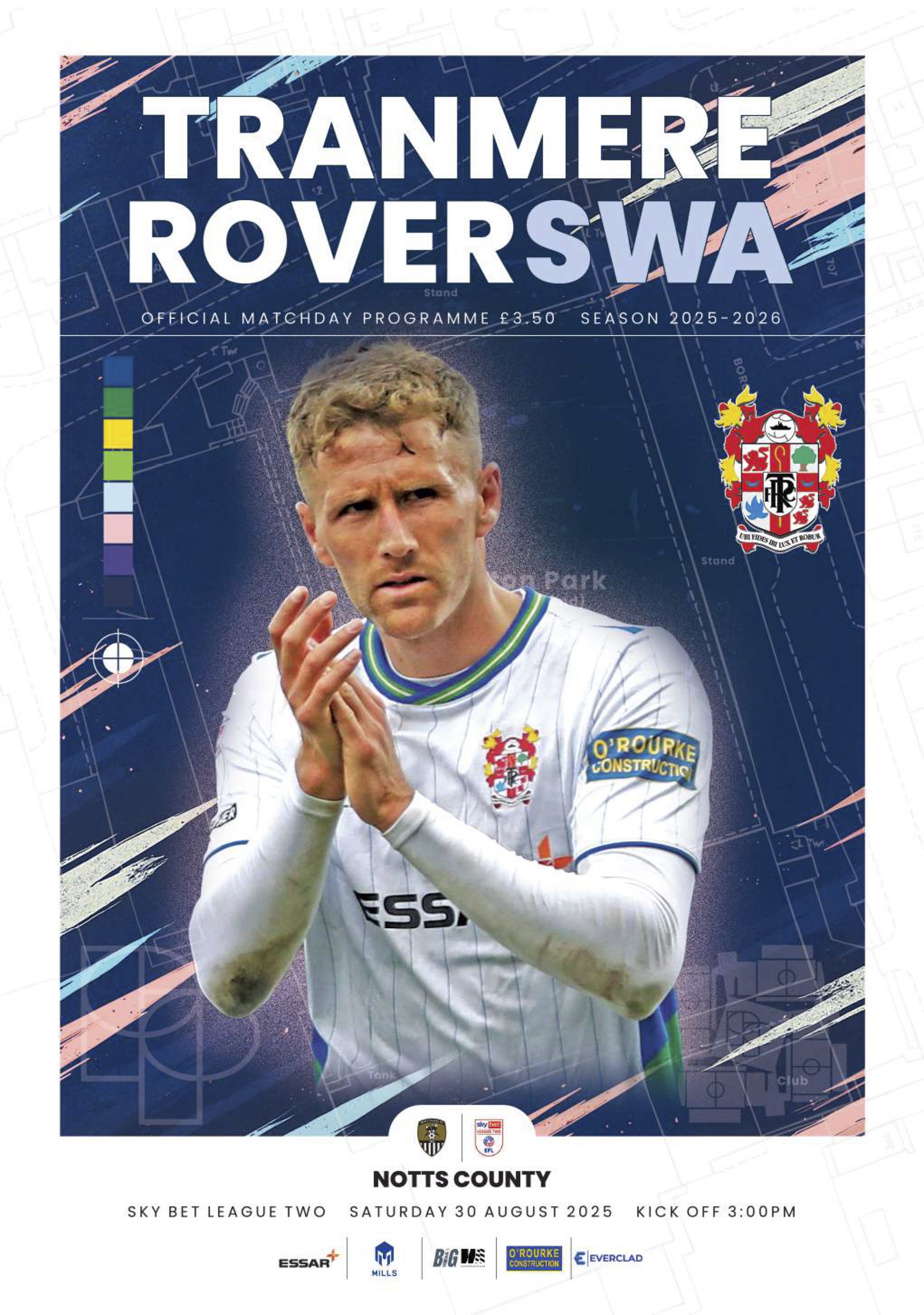 Match Programme for 30/08/2025