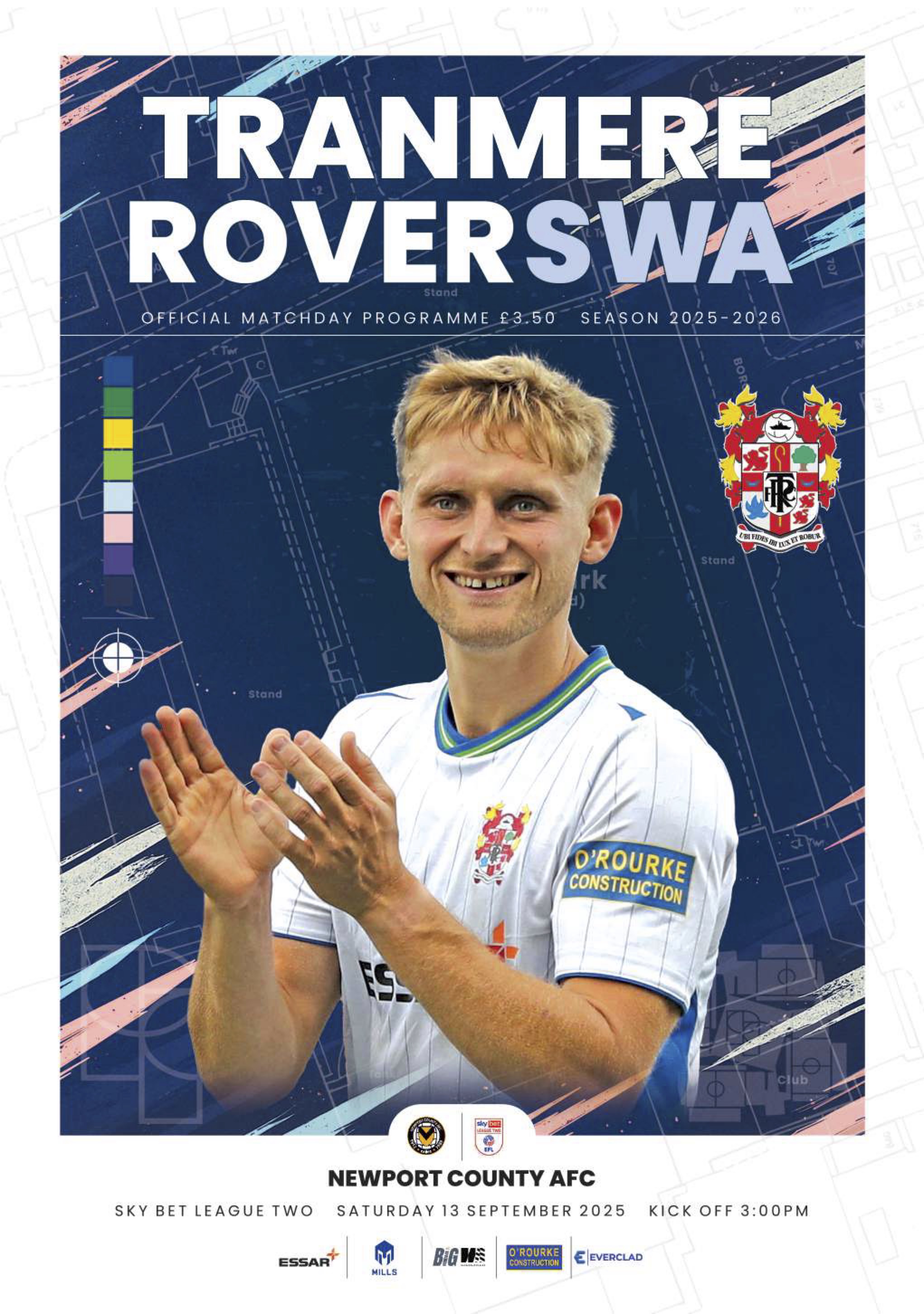 Match Programme for 13/09/2025