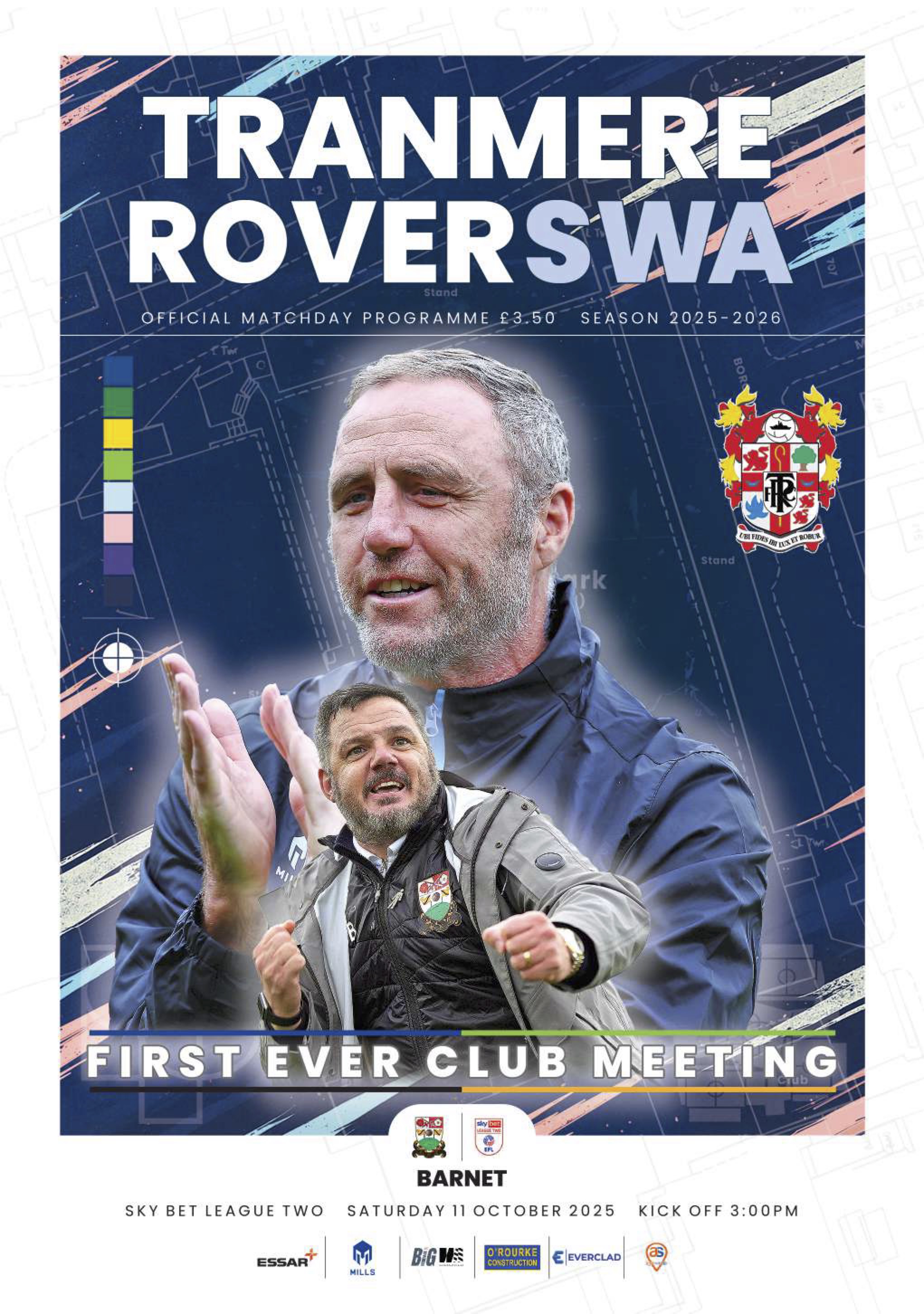 Match Programme for 11/10/2025