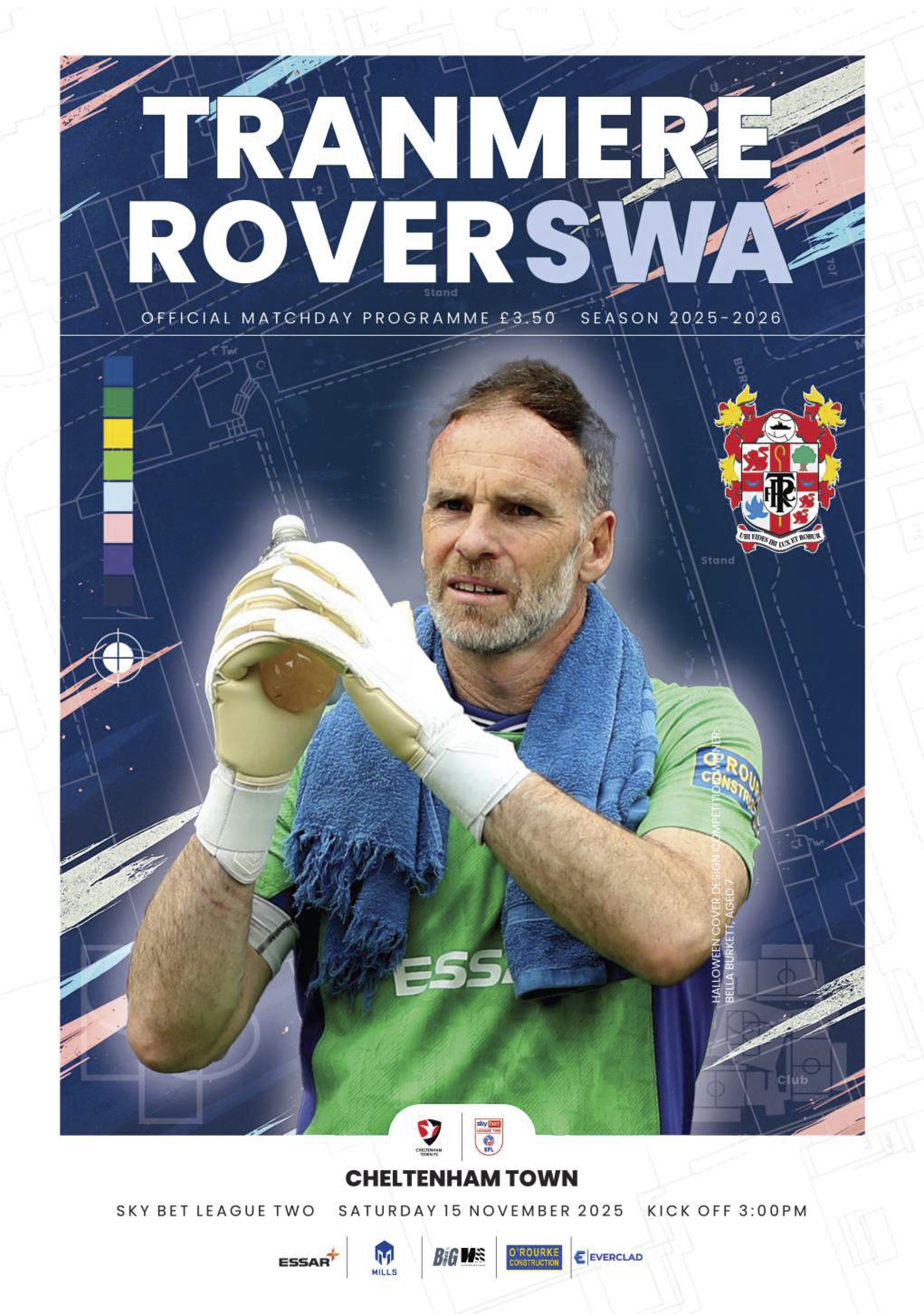 Match Programme for 15/11/2025