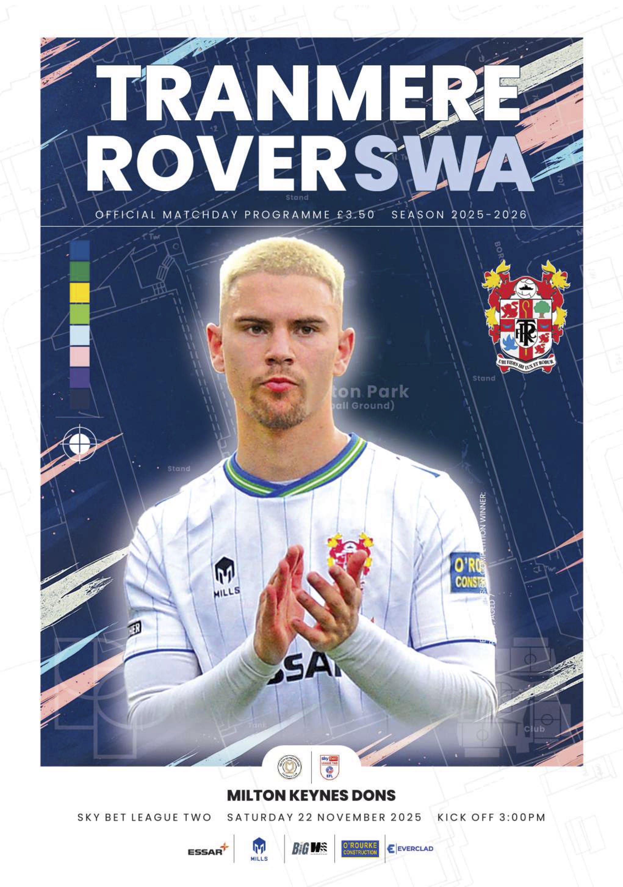 Match Programme for 22/11/2025