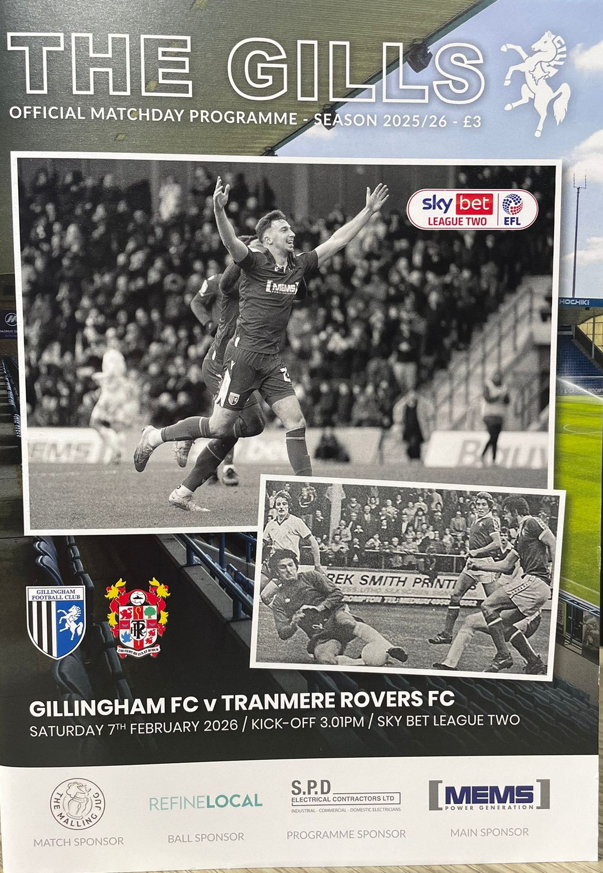 Match Programme for 07/02/2026