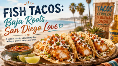 Fish Tacos: Baja Roots, San Diego Love