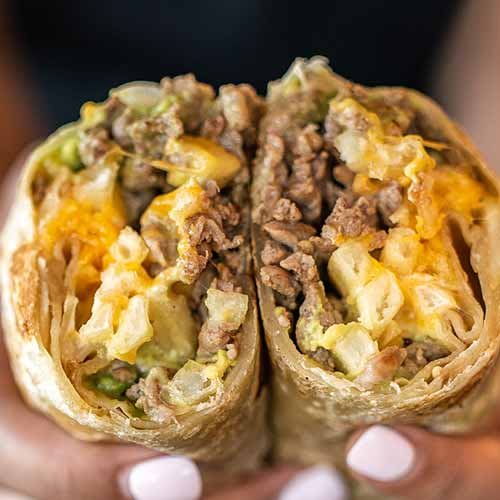 California Burrito at Robertos Tacos