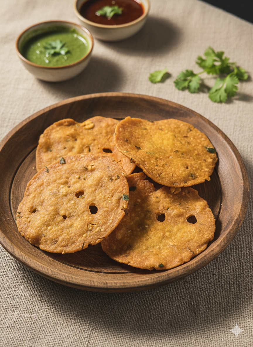 Tandul Papad | तांदुळ पापड