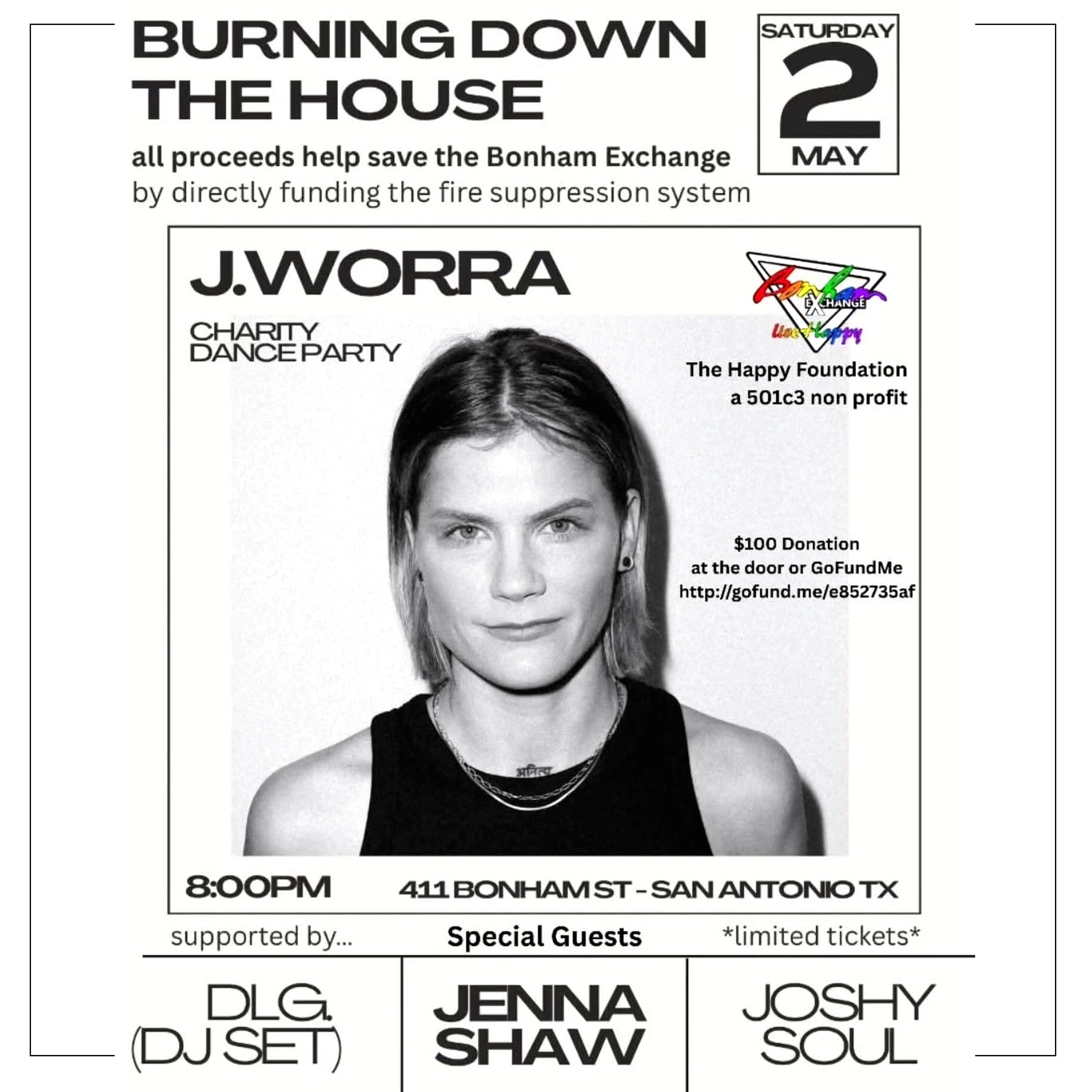 Burning Down the House: J.Worra Charity Dance Party
