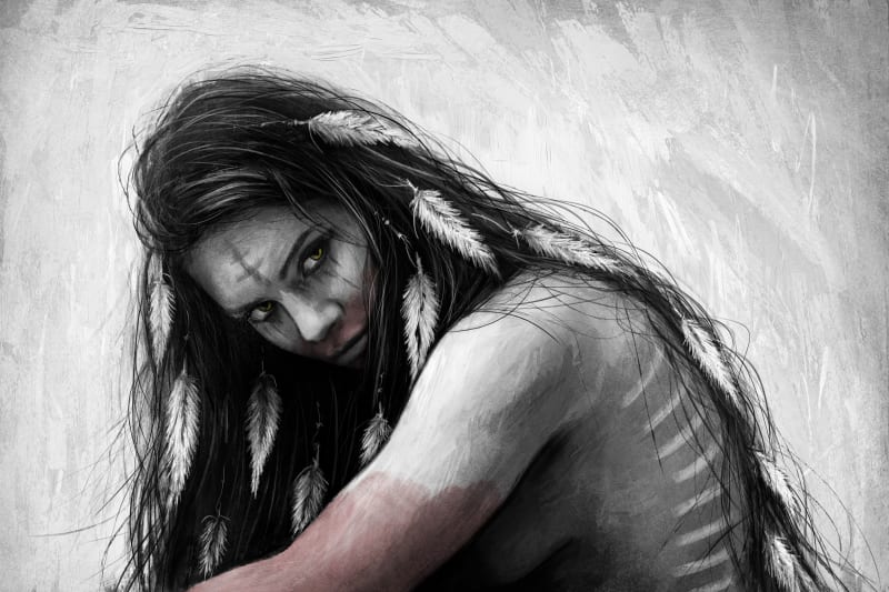 Rise Again, a surreal gothic fantasy digital portrait painting by Justin Gedak