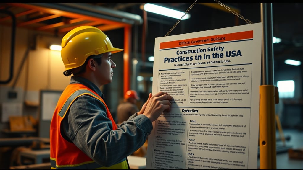 Official Government Guidance on Construction Safety Practices in the USA