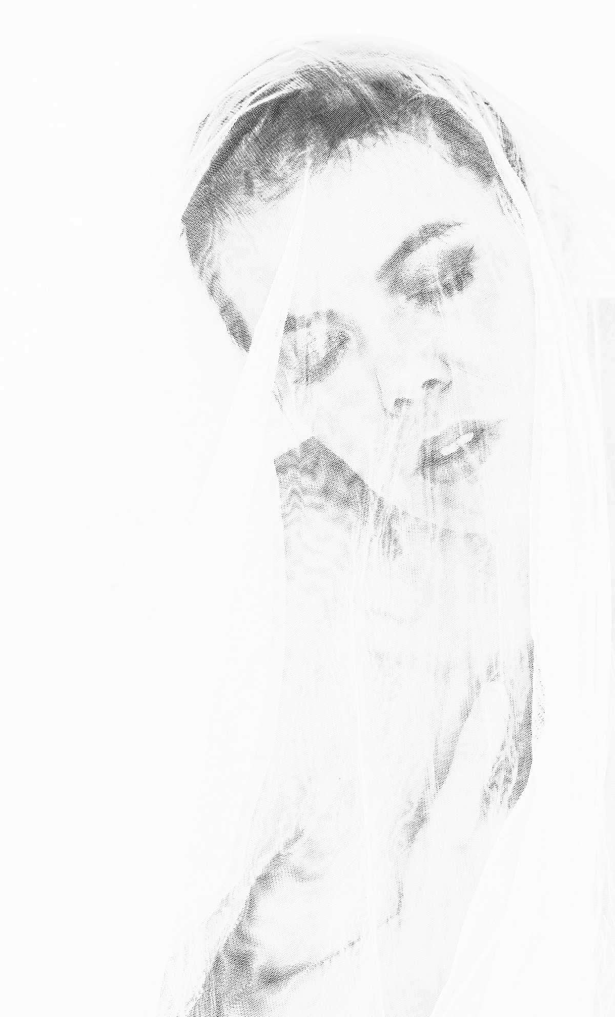 Photograph: abstract double exposure face
