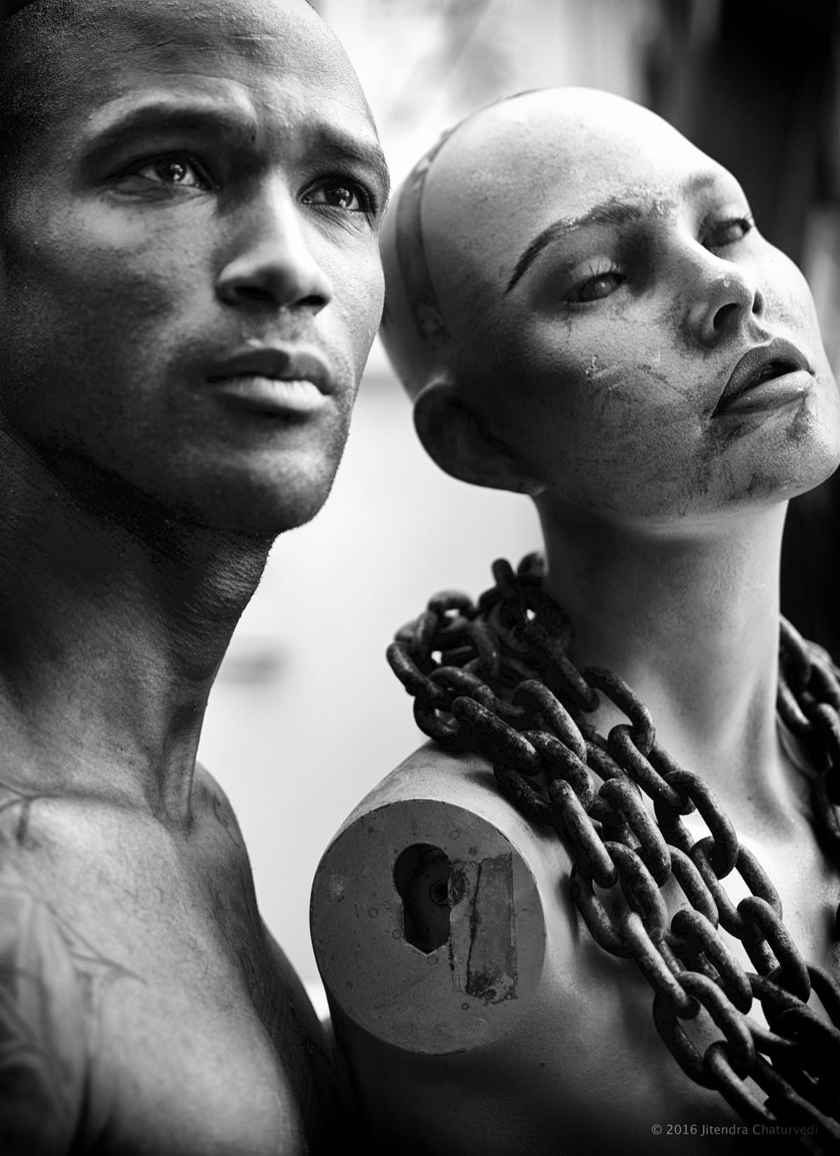 Photograph: bound souls double portrait