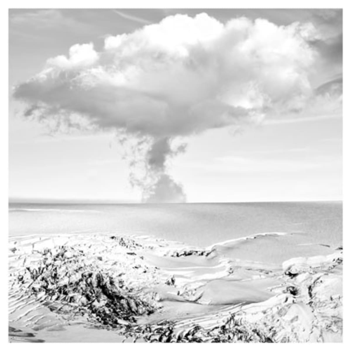 Photograph: geothermal eruption aerial