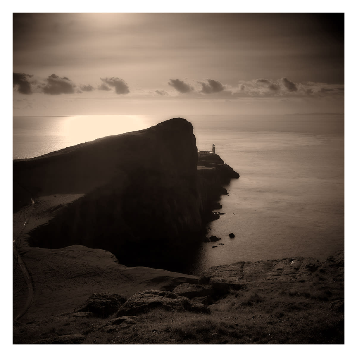 Photograph: skye lighthouse seascape