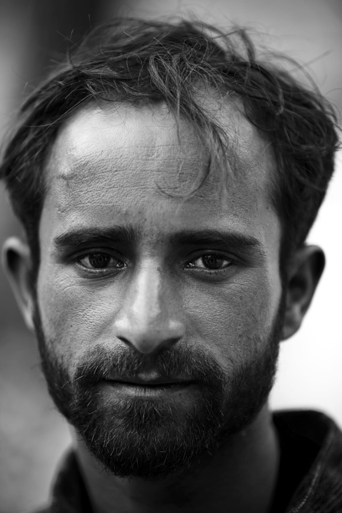 Photograph: struggle self portrait