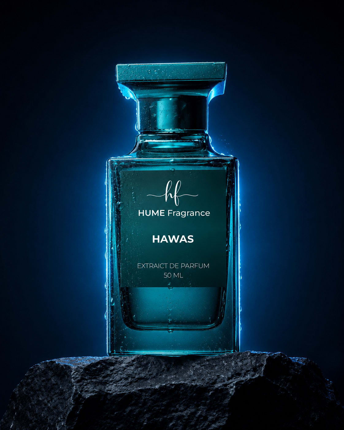 HUME Hawas perfume bottle