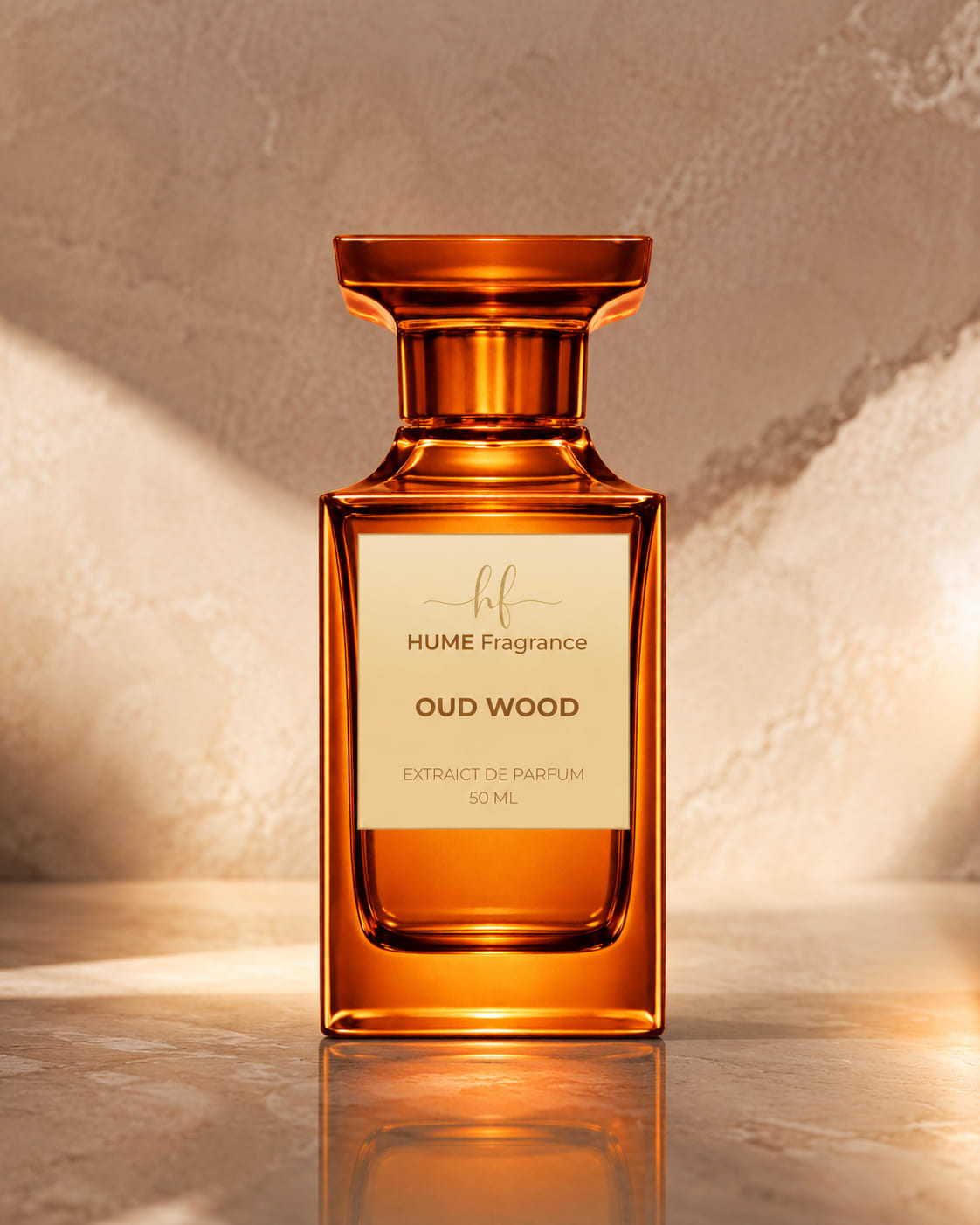 HUME Oud Wood perfume bottle