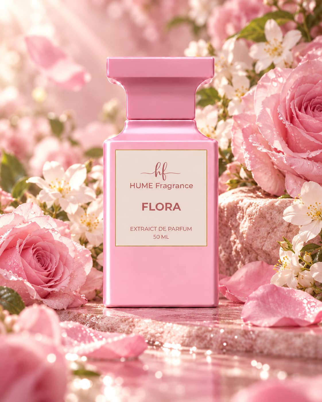 HUME Flora perfume bottle
