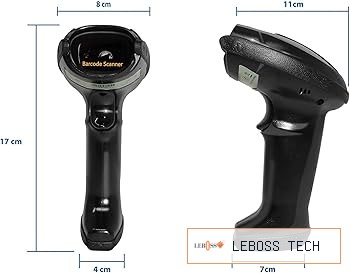 Lecteur de Code-Barres Sans Fil ZKTeco ZK-B103 1D - Scanner Laser Portable Haute Performance pour Caisse et Stock