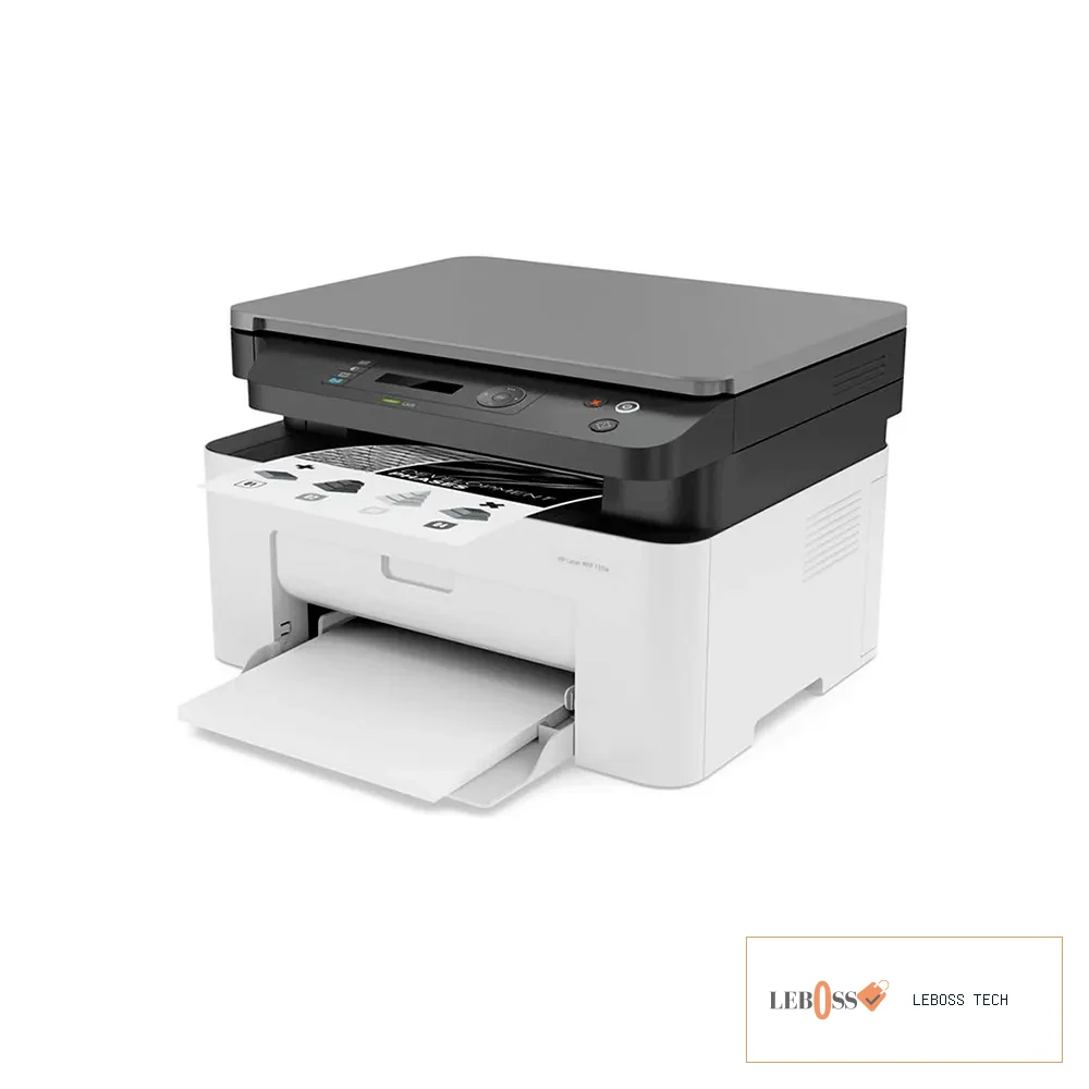 Imprimante Multifonction Laser HP LaserJet 135w - 3-en-1 Noir et Blanc, WiFi, Idéale pour PME à Abidjan