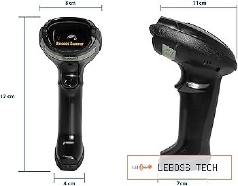 Lecteur de Code-Barres Sans Fil ZKTeco ZK-B103 1D chez LEBOSS TECH Abidjan