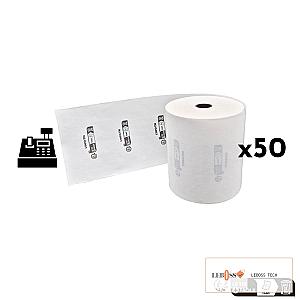 Papier Thermique Imprimante De Caisse 80 X 80 X 12 Mm BLANC