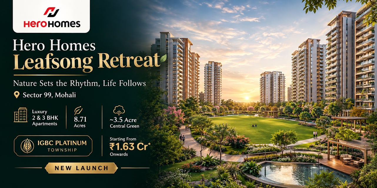 Hero Homes: Rental Demand Trends in Mohali Nearby Leafsong Retreat Mohali