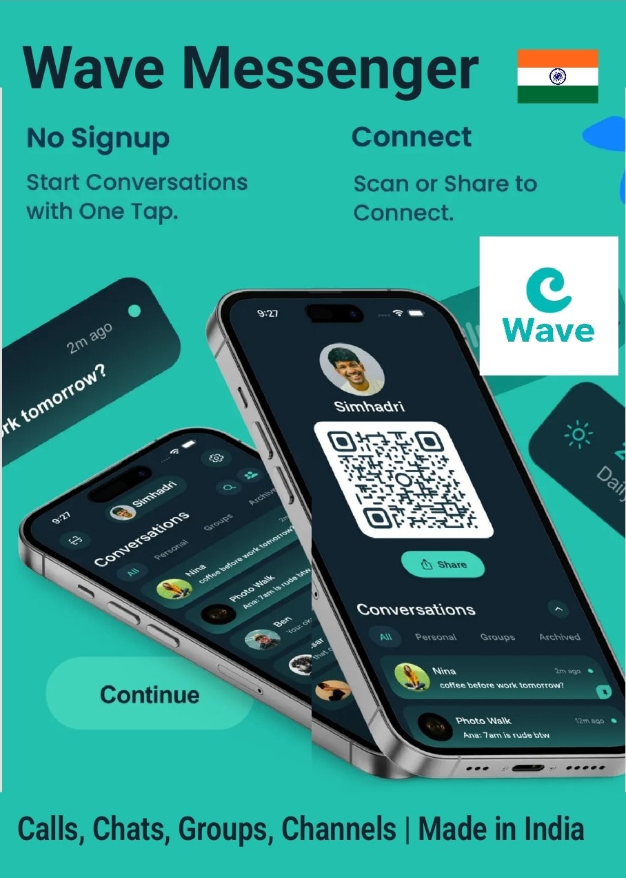 Wave Messenger the safest of all signup, install and start chatting (No contactno required) zero surveillance uses the XMTP protocol, which provides users with XMTP is an open protocol that enables secure, decentralized messaging without requiring phone numbers or other personal identifiers, trackers. 100% safer #Worldwide #wave #messenger #xmtp #techstack