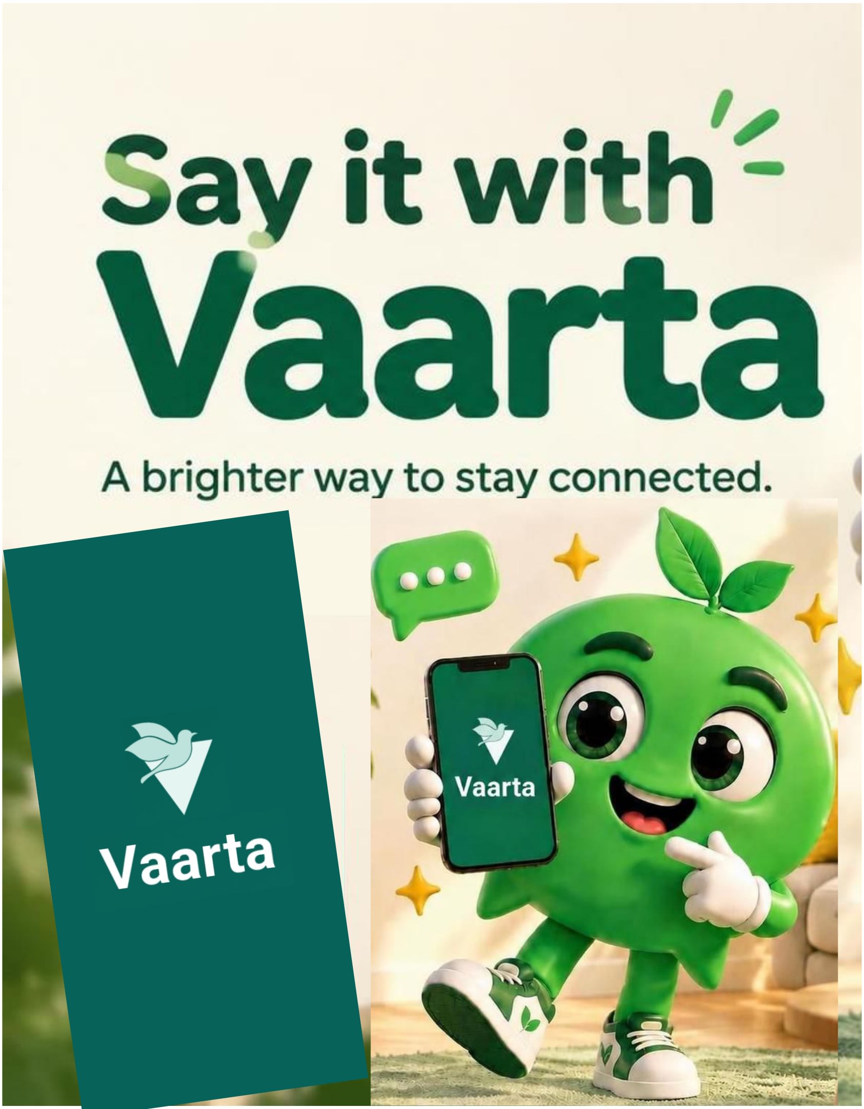 Say it with India's pride lets vaarta, the growing community, people, celebs, models and professions on Vaarta messenger. #Indian #messenger #vaarta #chats #calls #channels #broadcast #studio #vaartaforbusiness #letsVaarta