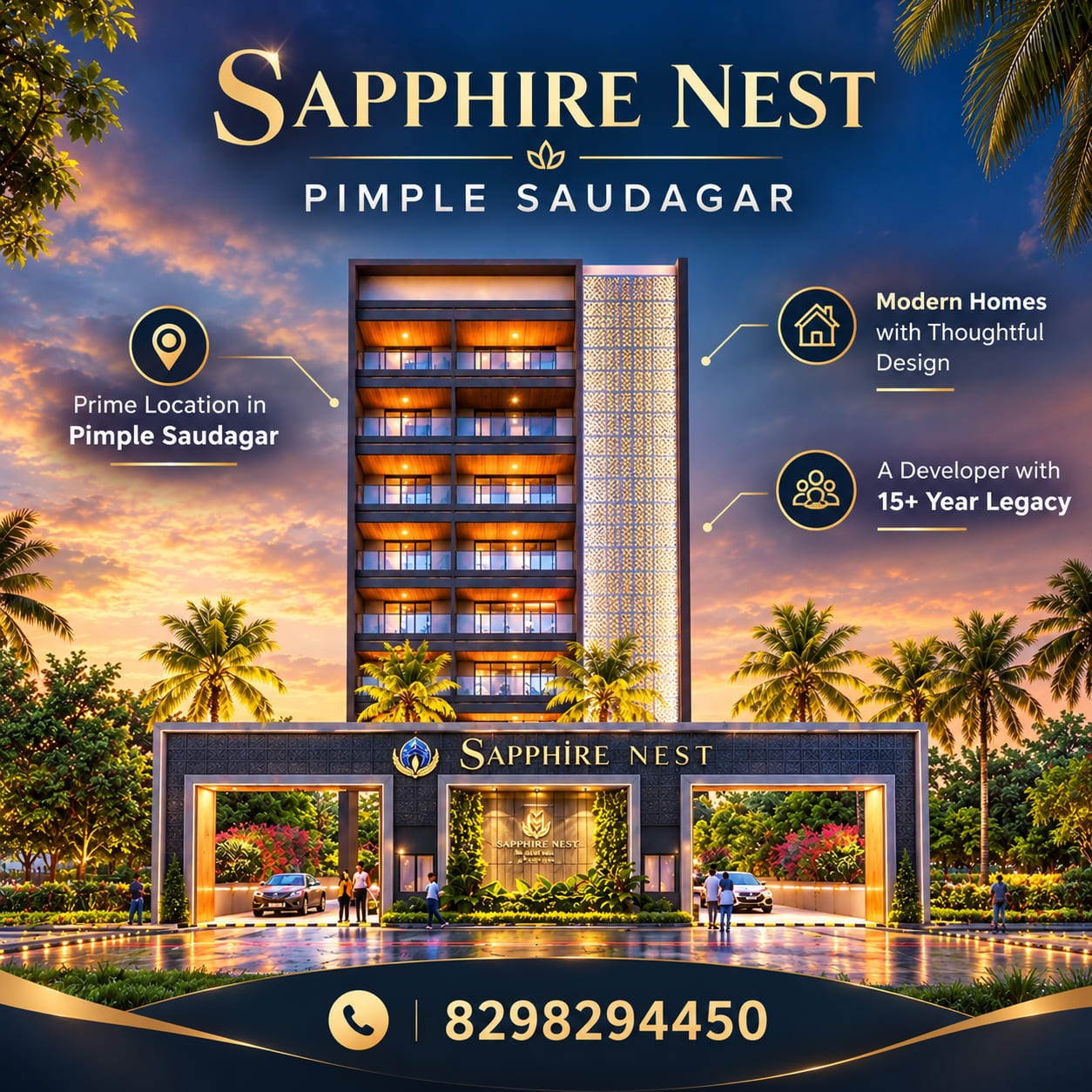 🏡 Sapphire Nest, Pimple Saudagar – Your Dream Home Awaits! ✨

Imagine living in a home where comfort, space and modern lifestyle come together!

Discover Sapphire Nest by Mangaldeep Group, an upcoming residential project in Pimple Saudagar, Pune.

🌟 Spacious 2, 2.5, 3 & 4 BHK Residences 🏡 Thoughtfully Planned Living Spaces 🌳 Lifestyle & Wellness Spaces ✨ Modern Residential Experience 📍 Prime Location in Pimple Saudagar, Pune

Starting a new chapter deserves the perfect address!

Make your dream of owning a beautiful home come true with Sapphire Nest.

📞 Interested in knowing more? Get in touch with us today! https://sapphirenest-pimplesaudagar.com/ 

#SapphireNest #SapphireNestPune #PimpleSaudagar #RealEstatePune #DreamHome #LuxuryLiving #PuneProperties #2BHK #3BHK #4BHK