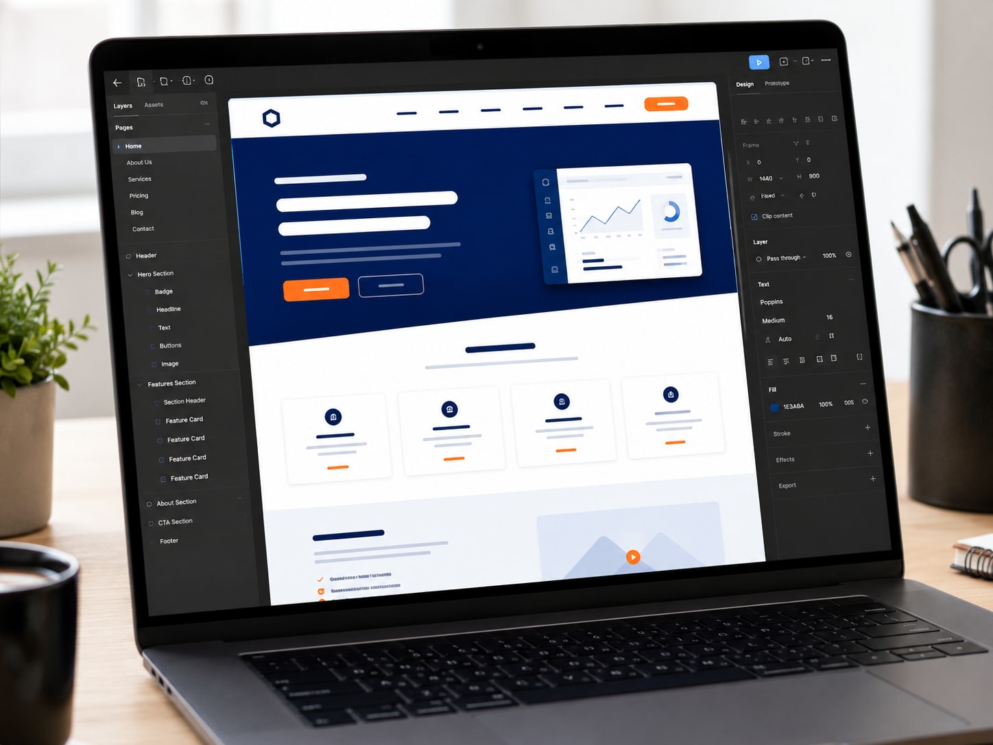 UI UX design work in progress
