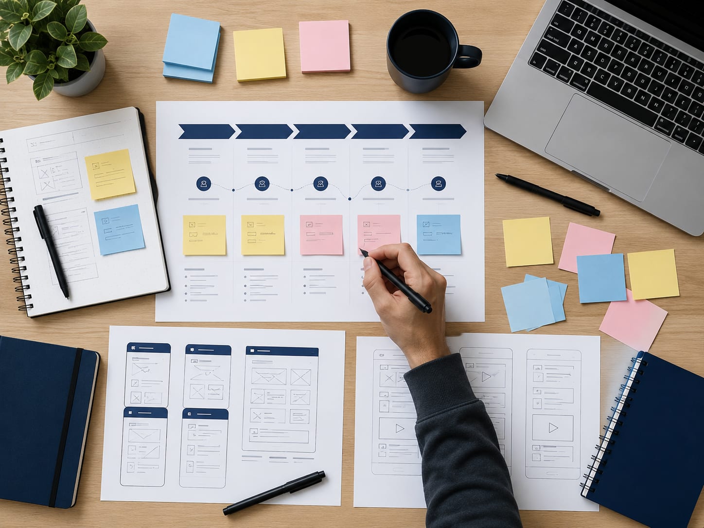 UX research and strategy session